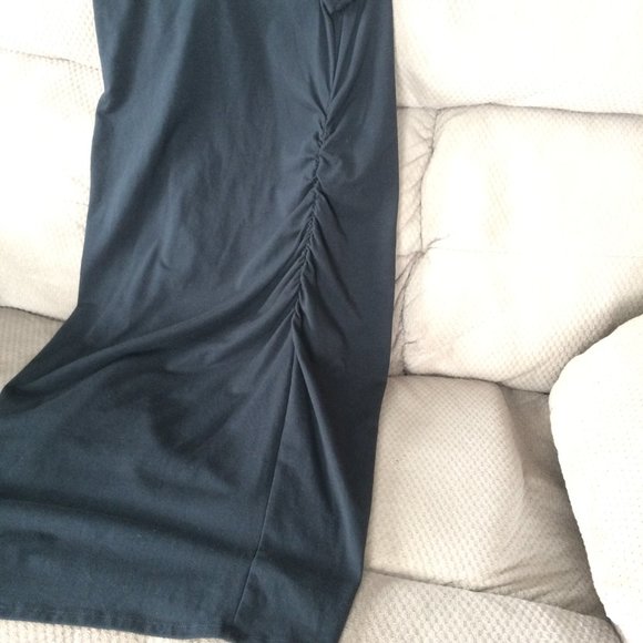 Isabel Black Short Sleeve knit Maternity Dress Size XL - Picture 6 of 15